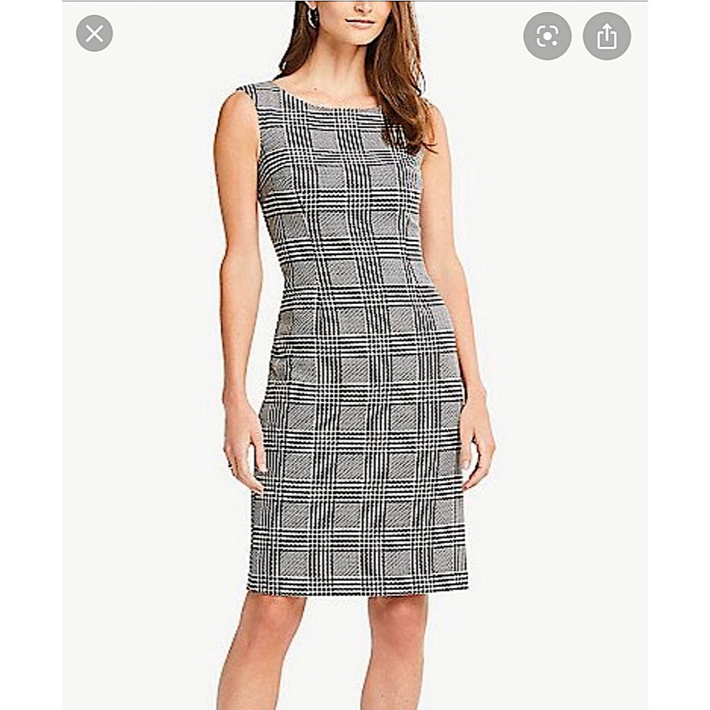 🎉HP🎉  Ann Taylor Factory Houndstooth Shift Dress